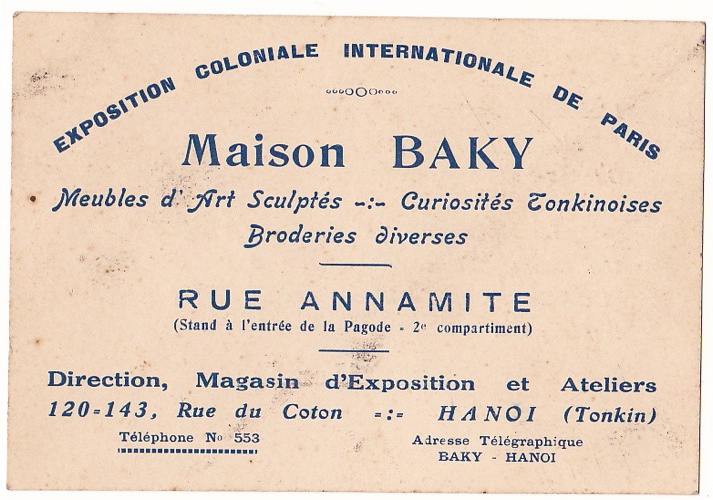 Maison baky recto